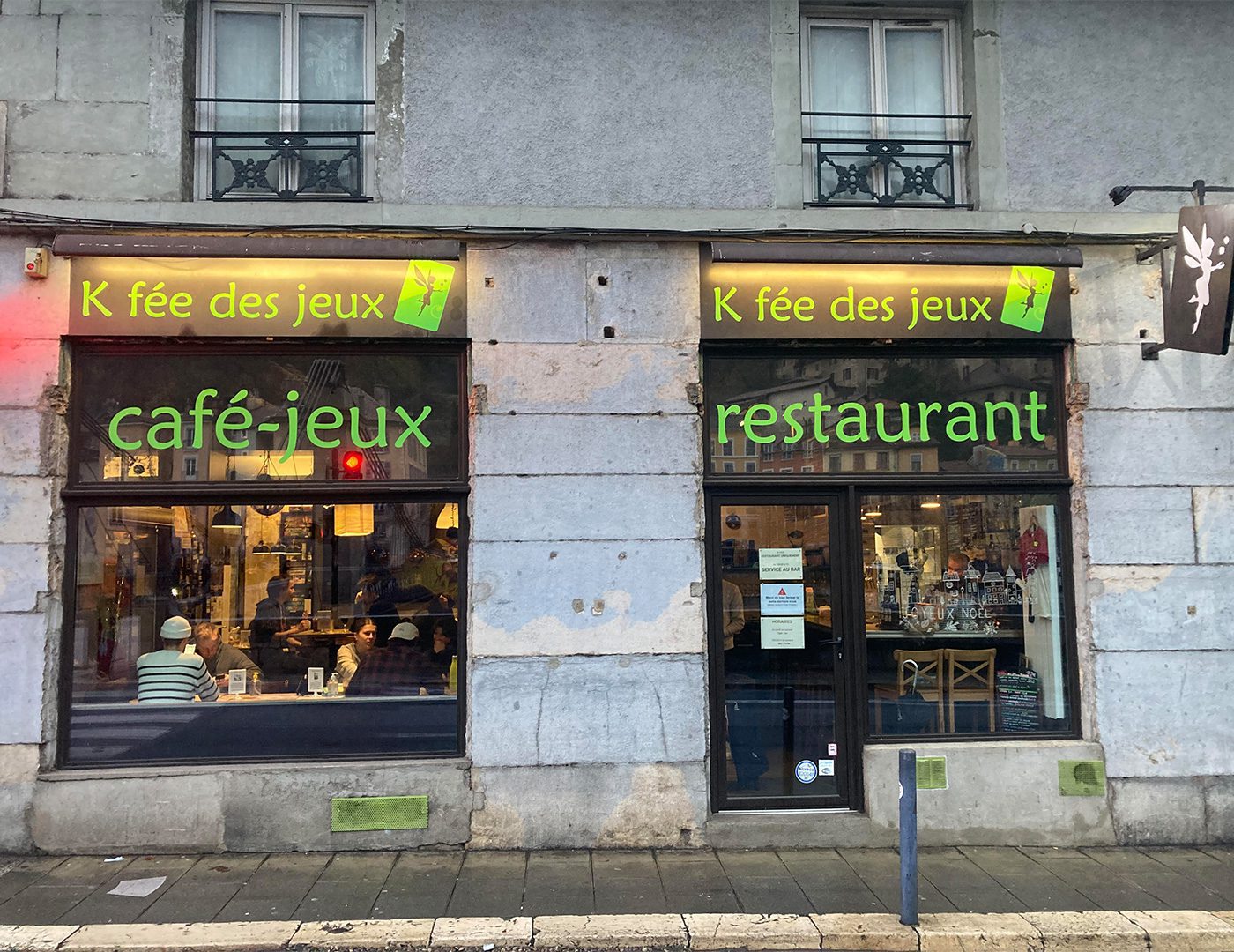 Photos issues du restaurant K Fée des Jeux à Grenoble
